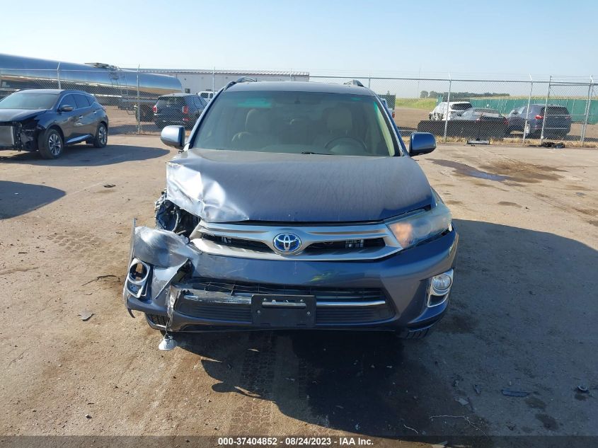2013 TOYOTA HIGHLANDER HYBRID LIMITED JTEDC3EH3D2017079