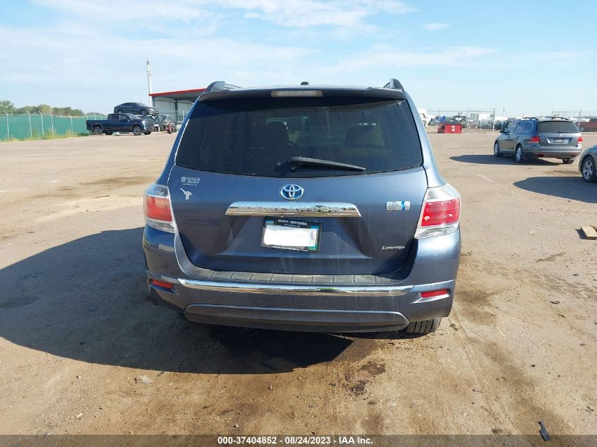 2013 TOYOTA HIGHLANDER HYBRID LIMITED JTEDC3EH3D2017079
