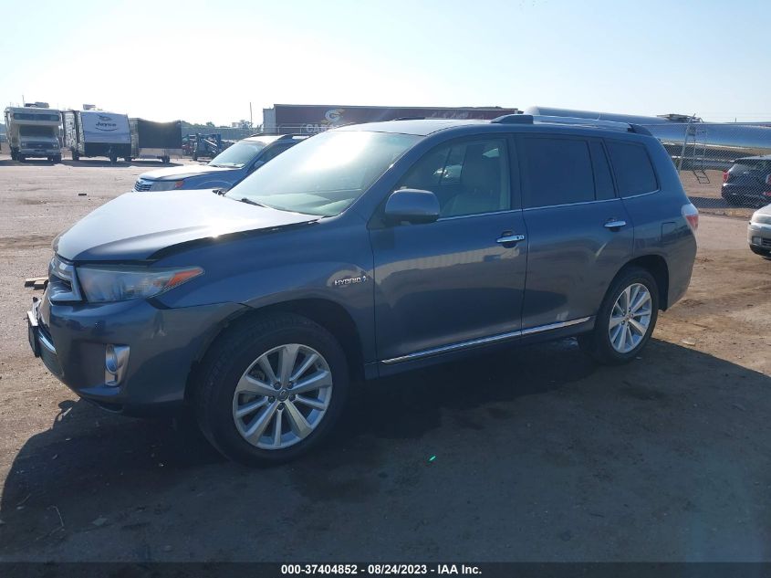 2013 TOYOTA HIGHLANDER HYBRID LIMITED JTEDC3EH3D2017079