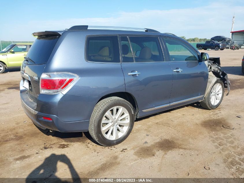 2013 TOYOTA HIGHLANDER HYBRID LIMITED JTEDC3EH3D2017079