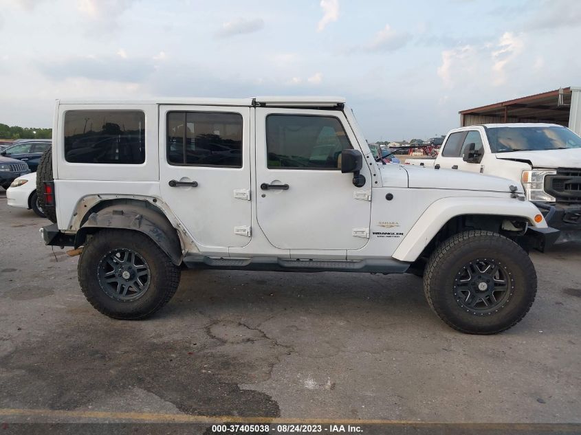 2014 JEEP WRANGLER UNLIMITED SAHARA - 1C4BJWEG9EL238644