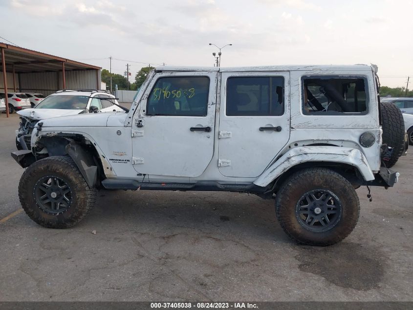2014 JEEP WRANGLER UNLIMITED SAHARA - 1C4BJWEG9EL238644