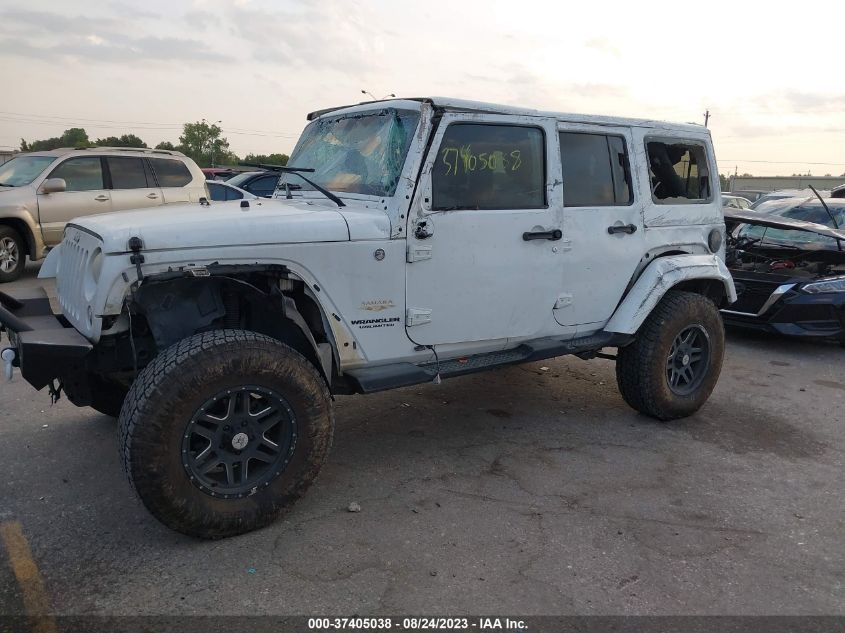2014 JEEP WRANGLER UNLIMITED SAHARA - 1C4BJWEG9EL238644