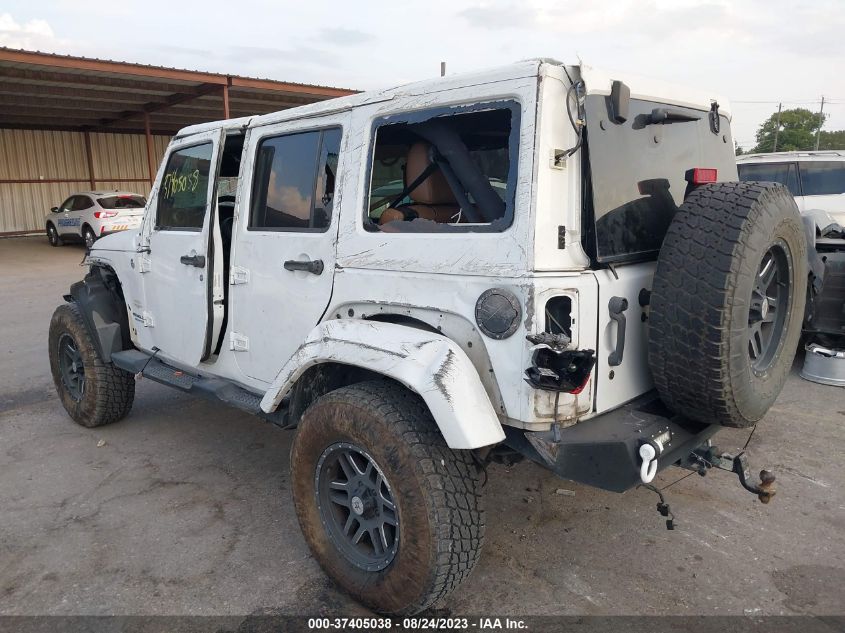 2014 JEEP WRANGLER UNLIMITED SAHARA - 1C4BJWEG9EL238644