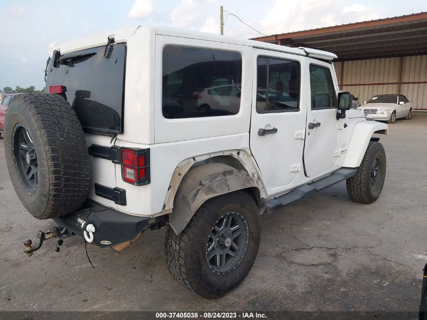 2014 JEEP WRANGLER UNLIMITED SAHARA - 1C4BJWEG9EL238644
