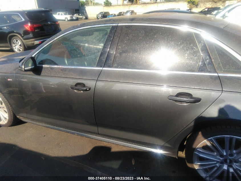 2018 AUDI A4 PREMIUM PLUS - WAUENAF40JA131199