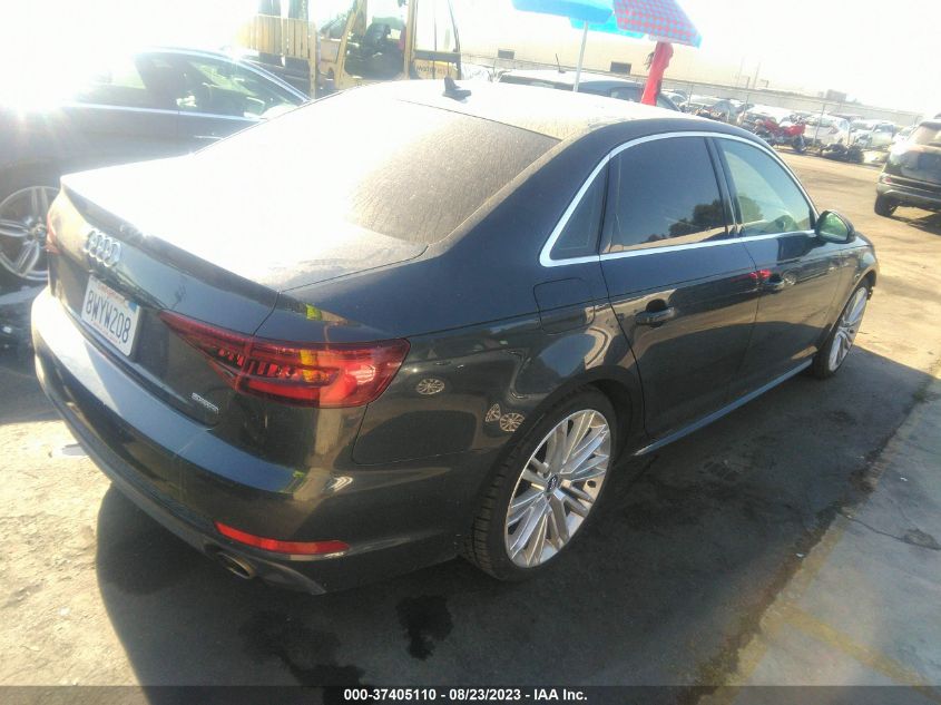 2018 AUDI A4 PREMIUM PLUS - WAUENAF40JA131199