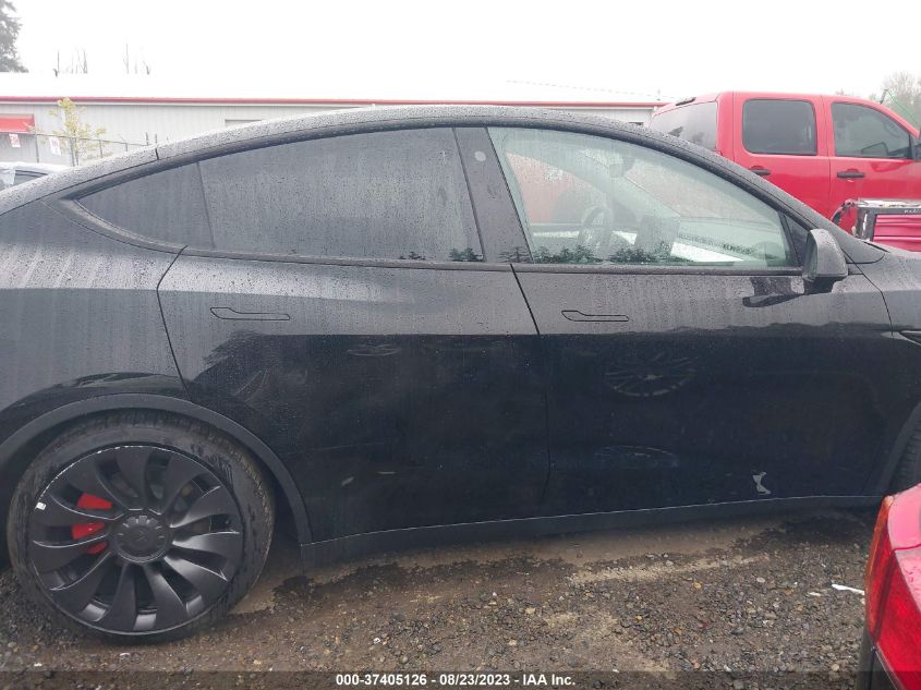2022 TESLA MODEL Y PERFORMANCE - 7SAYGDEFXNF558565