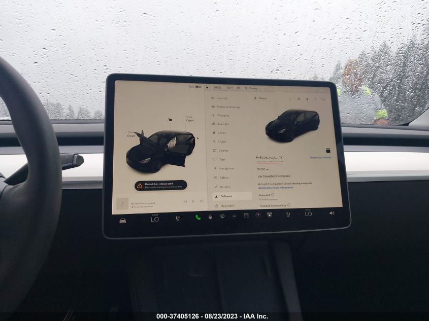 2022 TESLA MODEL Y PERFORMANCE - 7SAYGDEFXNF558565