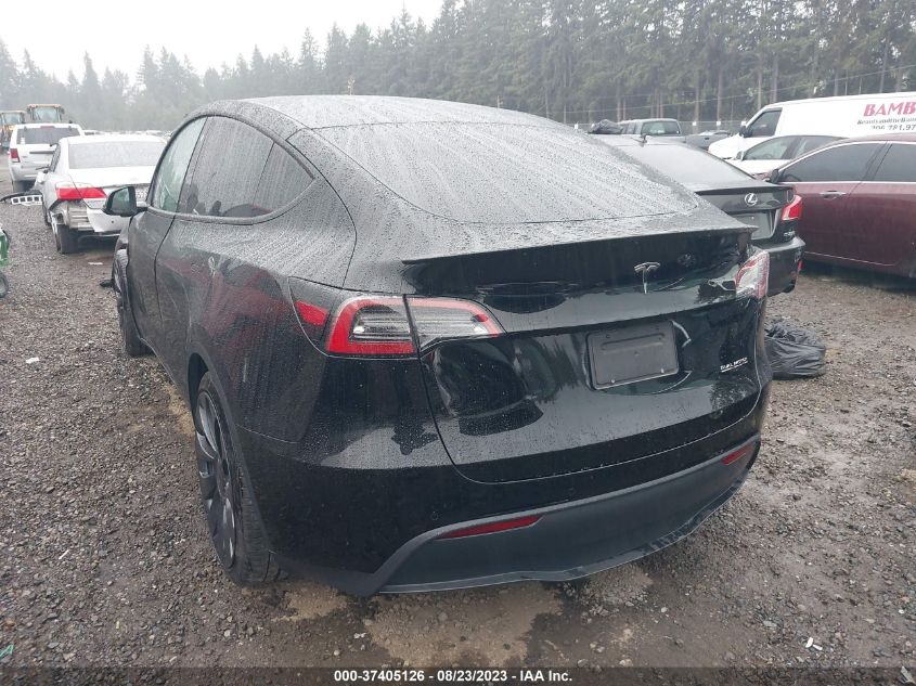 2022 TESLA MODEL Y PERFORMANCE - 7SAYGDEFXNF558565