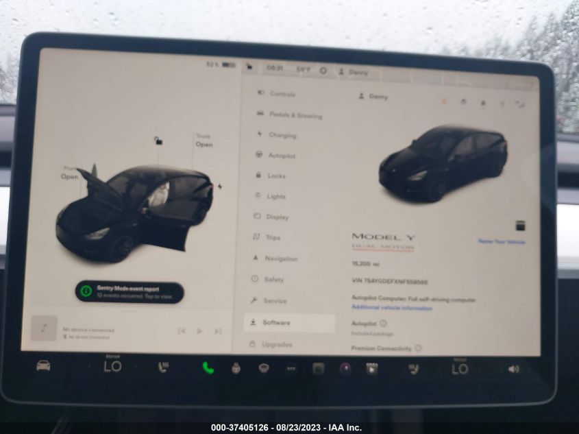 2022 TESLA MODEL Y PERFORMANCE - 7SAYGDEFXNF558565