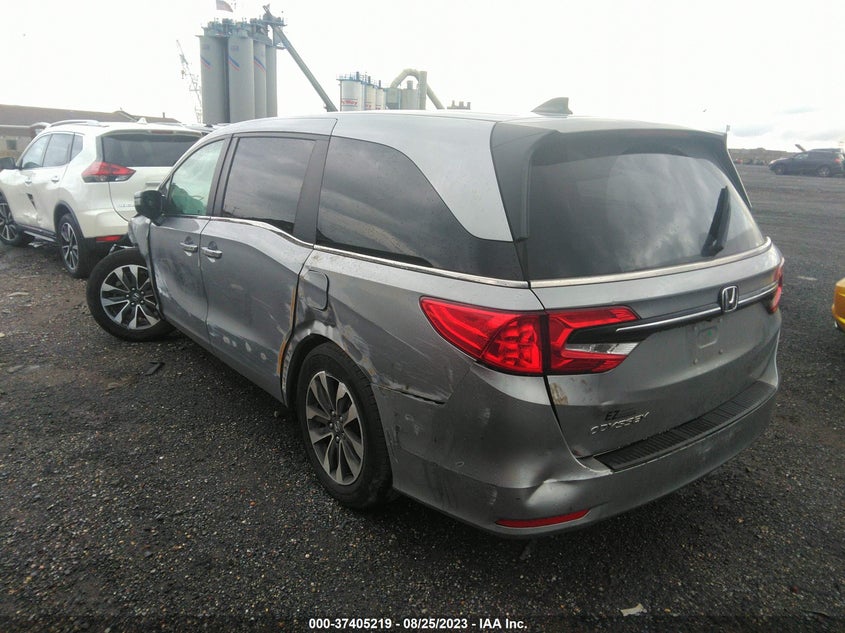 VIN 5FNRL6H74MB019919 2021 HONDA ODYSSEY EXL