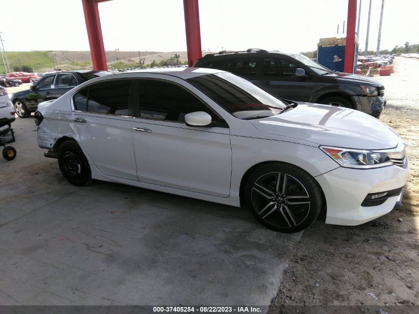 2017 HONDA ACCORD SEDAN SPORT - 1HGCR2F51HA285462
