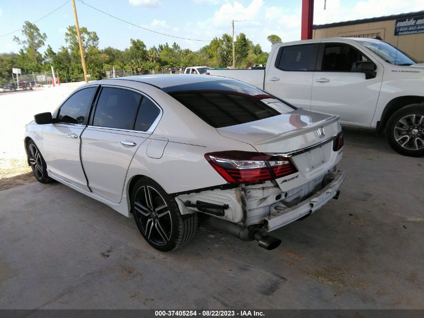 2017 HONDA ACCORD SEDAN SPORT - 1HGCR2F51HA285462