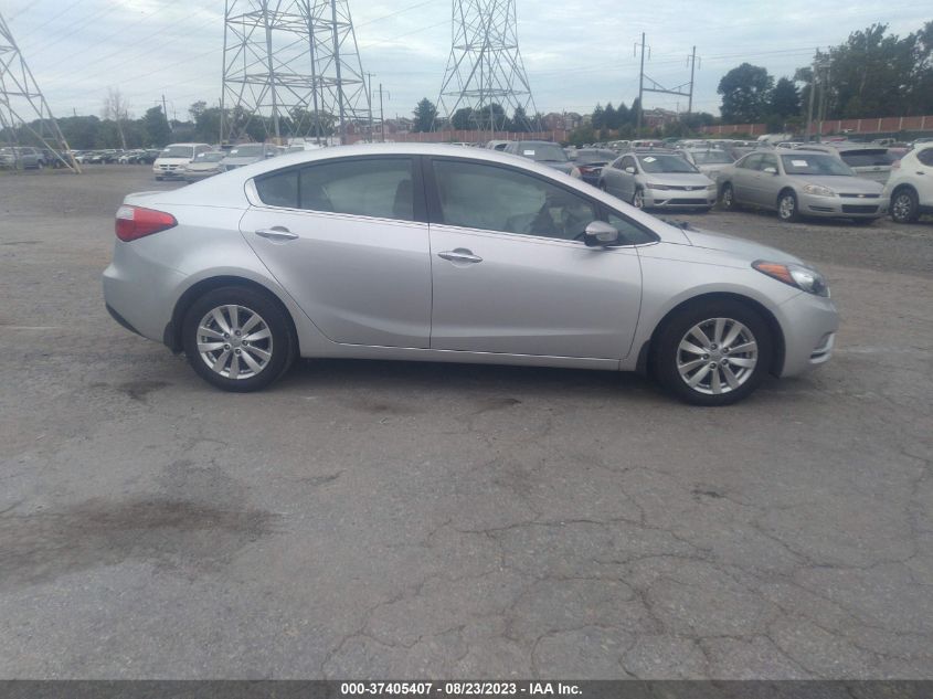 2014 KIA FORTE EX - KNAFX4A89E5052820