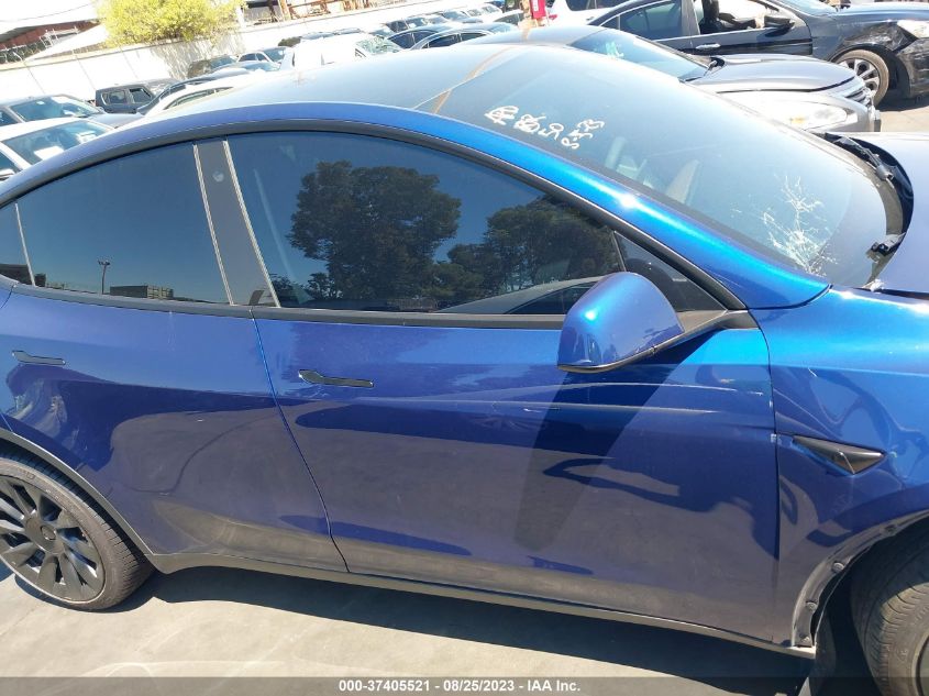 2022 TESLA MODEL Y - 7SAYGDEE4NF351676