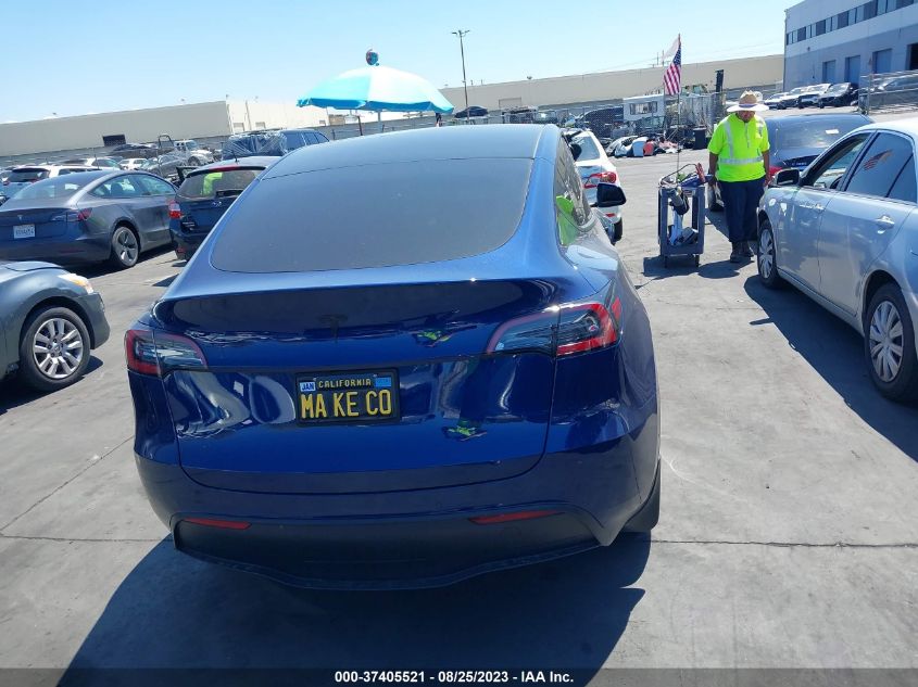 2022 TESLA MODEL Y - 7SAYGDEE4NF351676