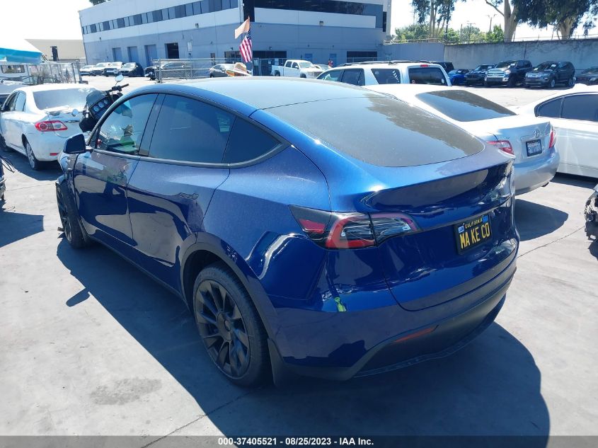 2022 TESLA MODEL Y - 7SAYGDEE4NF351676