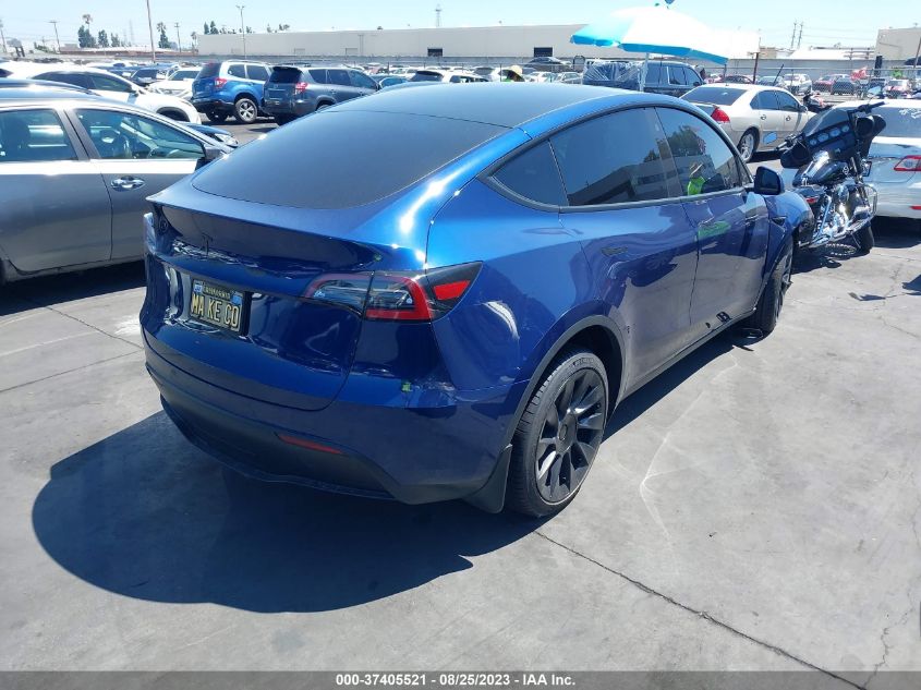2022 TESLA MODEL Y - 7SAYGDEE4NF351676
