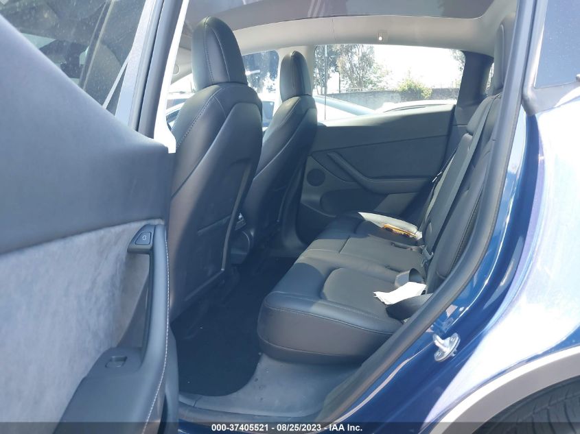 2022 TESLA MODEL Y - 7SAYGDEE4NF351676