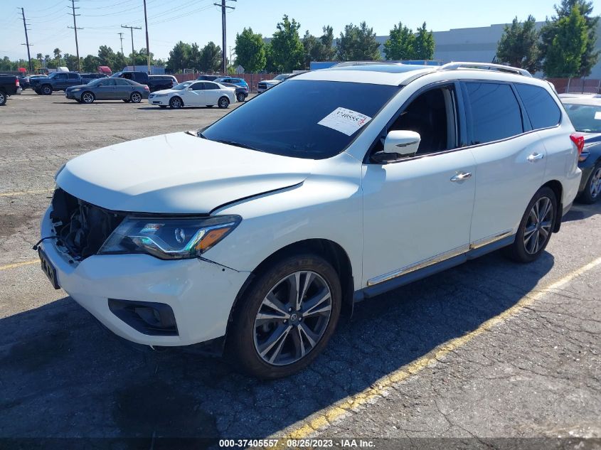 2017 NISSAN PATHFINDER PLATINUM - 5N1DR2MN1HC629149