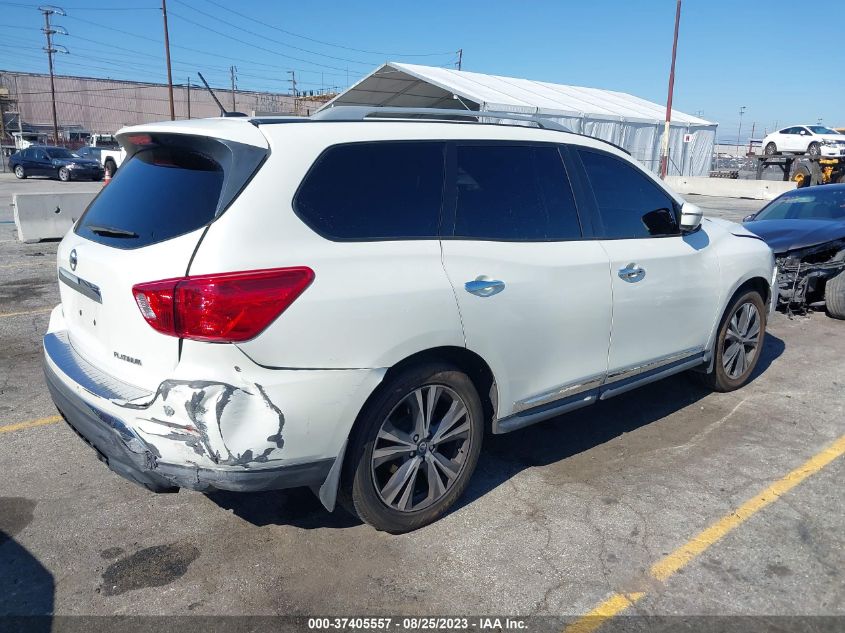 2017 NISSAN PATHFINDER PLATINUM - 5N1DR2MN1HC629149