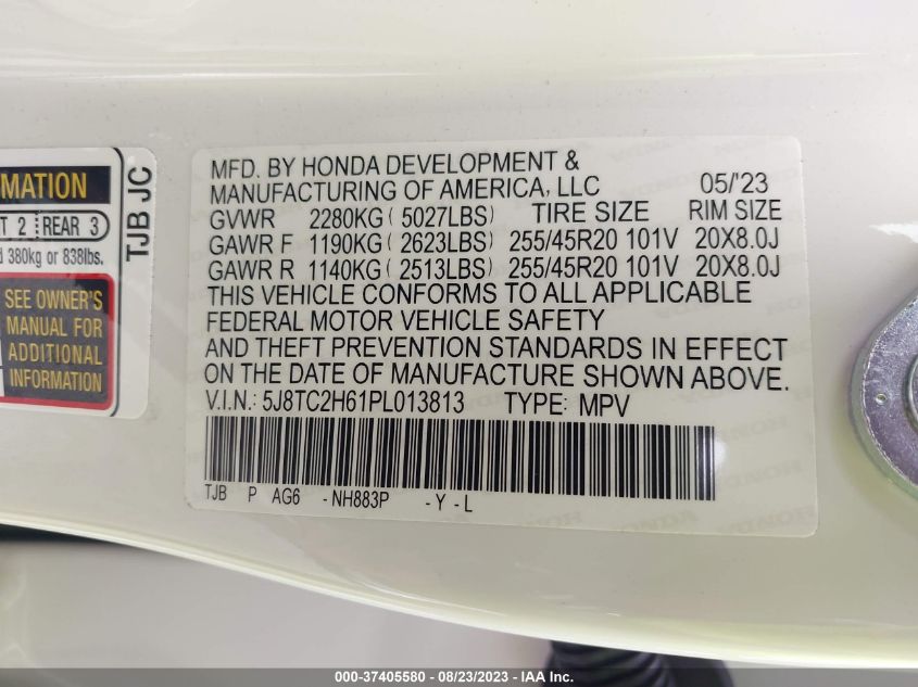 2023 ACURA RDX W/A-SPEC PACKAGE - 5J8TC2H61PL013813