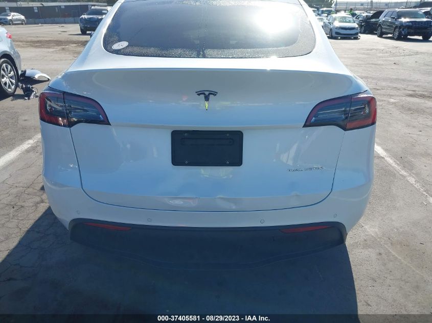 2020 TESLA MODEL Y LONG RANGE - 5YJYGDEEXLF058200