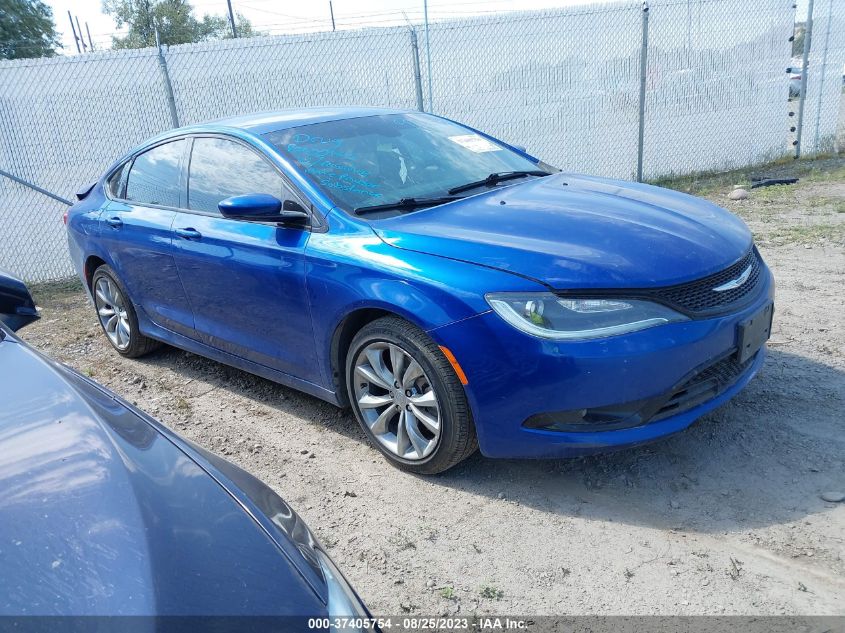 2015 CHRYSLER 200 S - 1C3CCCDG5FN739605