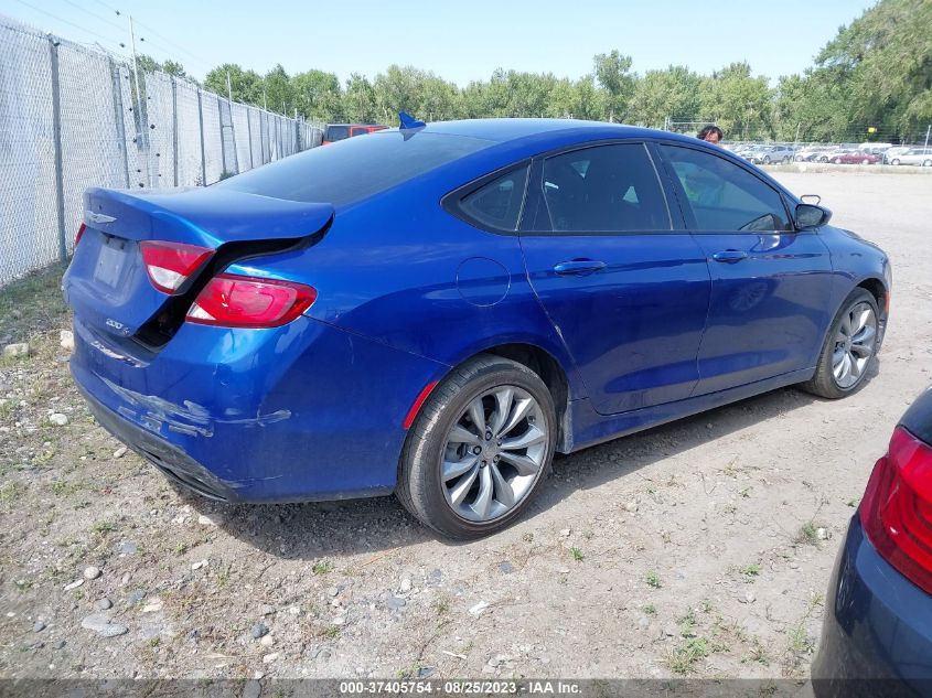 2015 CHRYSLER 200 S - 1C3CCCDG5FN739605