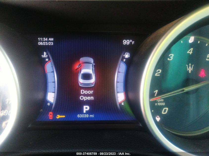 2015 MASERATI GHIBLI ZAM57XSA5F1142486