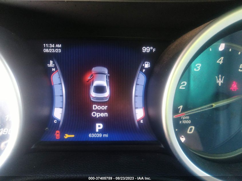 2015 MASERATI GHIBLI ZAM57XSA5F1142486