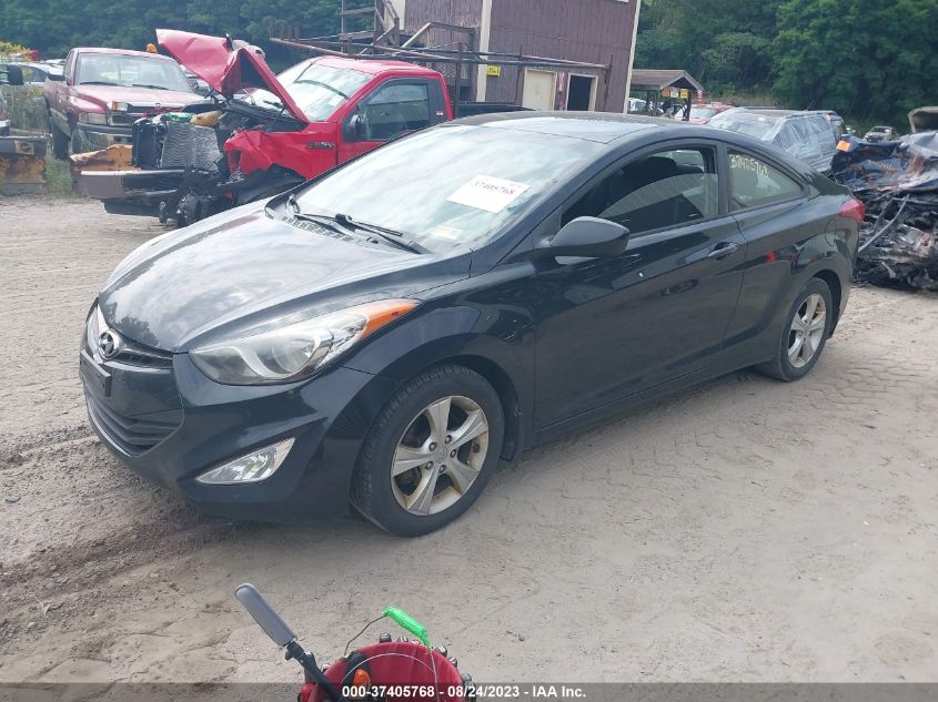 2013 HYUNDAI ELANTRA COUPE GS PZEV - KMHDH6AE6DU013160