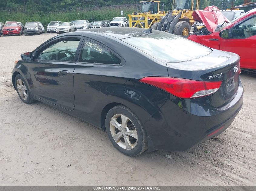 2013 HYUNDAI ELANTRA COUPE GS PZEV - KMHDH6AE6DU013160