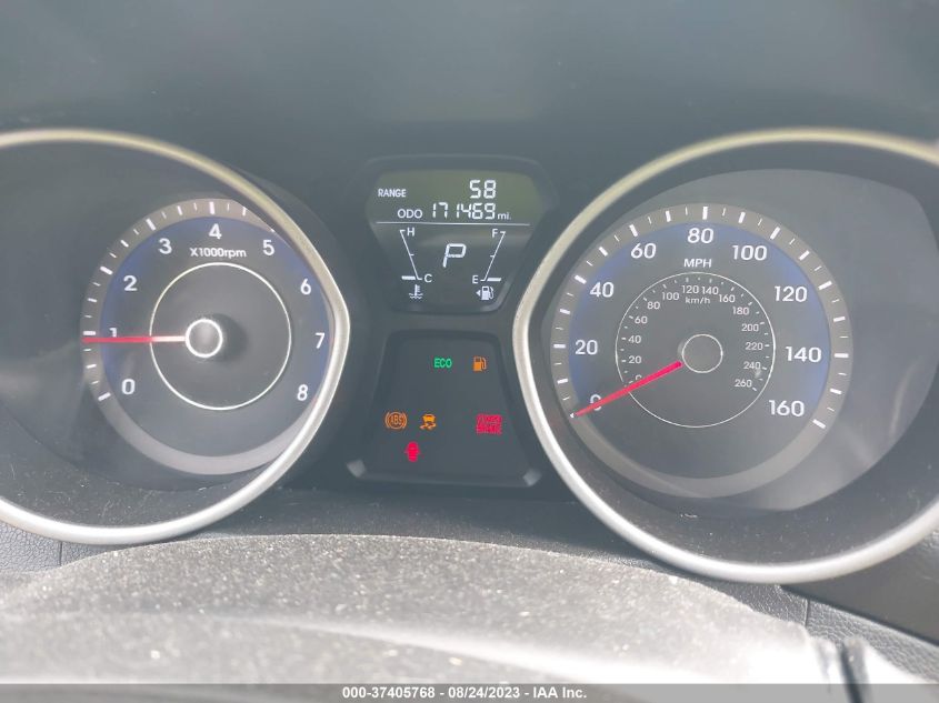 2013 HYUNDAI ELANTRA COUPE GS PZEV - KMHDH6AE6DU013160