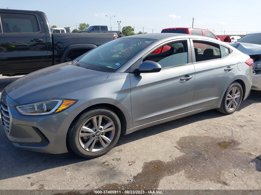 VIN KMHD84LF1JU593147 2018 HYUNDAI ELANTRA SEL