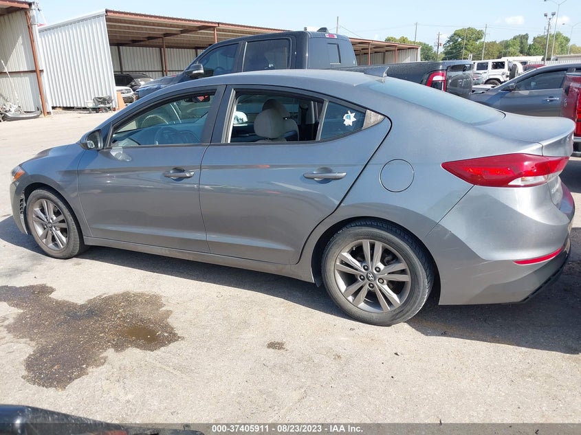 VIN KMHD84LF1JU593147 2018 HYUNDAI ELANTRA SEL