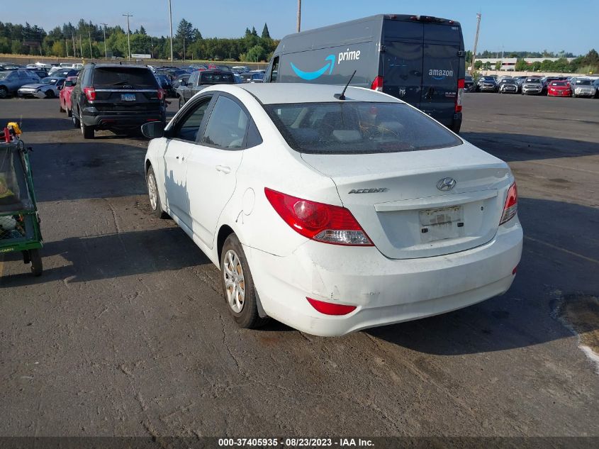 2013 HYUNDAI ACCENT GL - KMHCT4AEXDU284477
