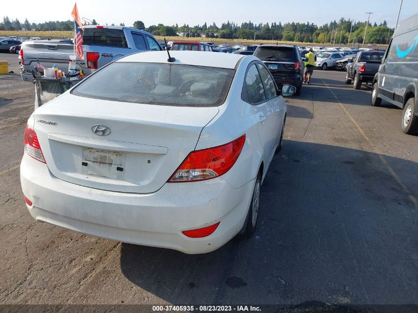 2013 HYUNDAI ACCENT GL - KMHCT4AEXDU284477