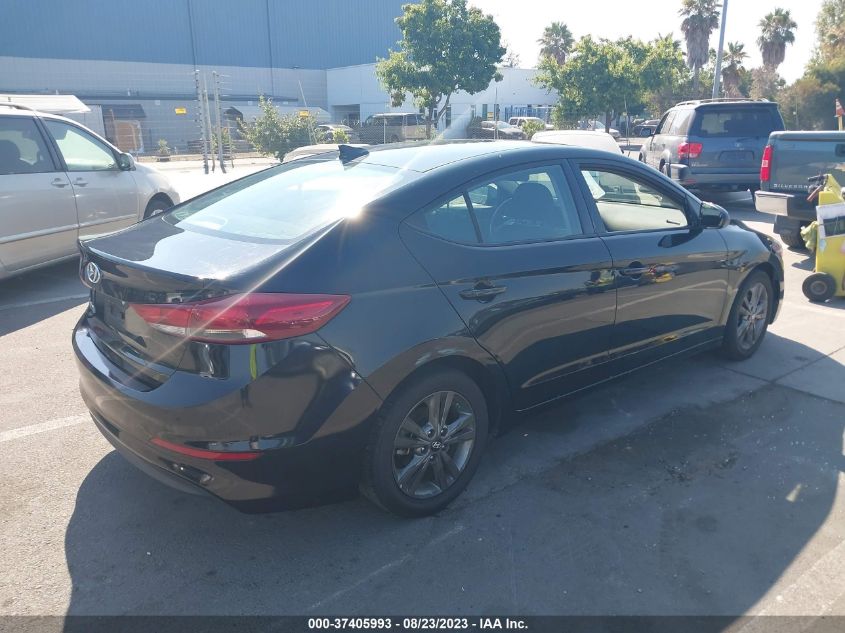 VIN 5NPD84LF7JH232598 2018 HYUNDAI ELANTRA SEL