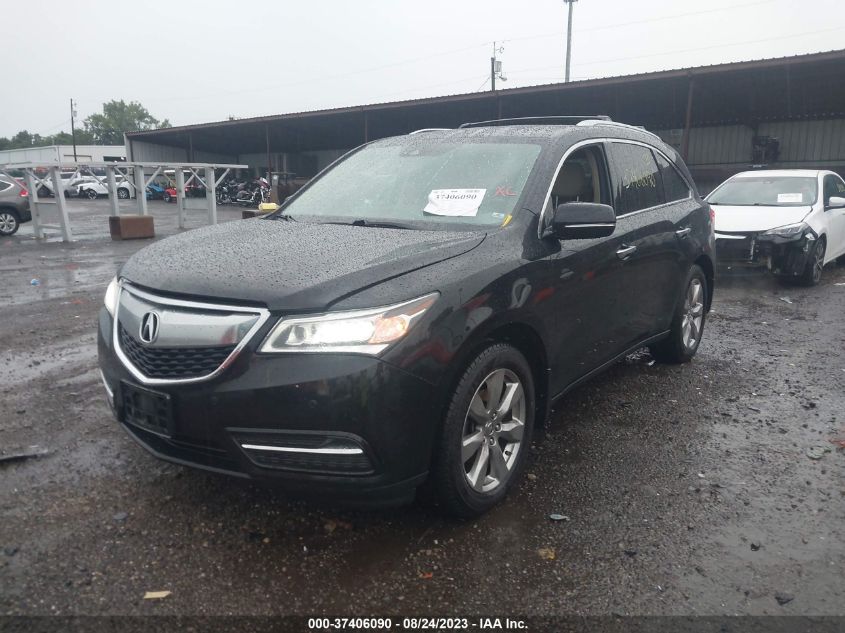 2016 ACURA MDX W/ADVANCE/W/ADVANCE - 5FRYD4H99GB009260