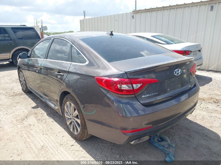 2017 HYUNDAI SONATA SPORT - 5NPE34AF7HH506222