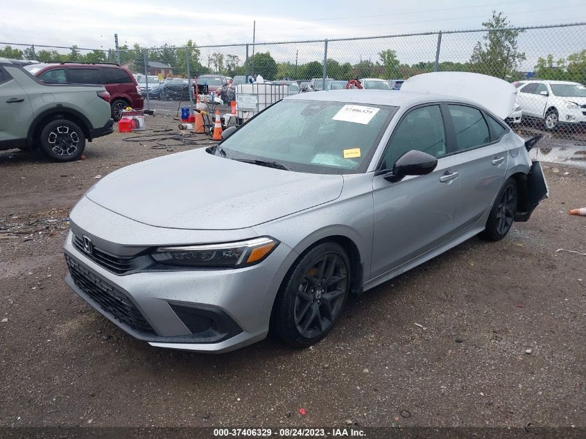 2022 HONDA CIVIC SEDAN SPORT - 2HGFE2F50NH589629