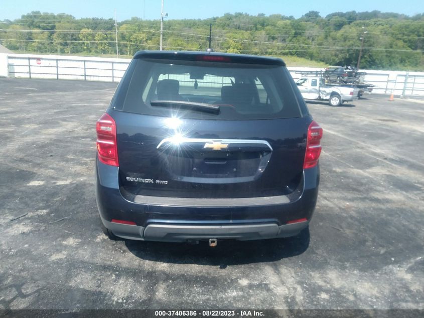 2017 CHEVROLET EQUINOX LS - 2GNFLEEK0H6138415