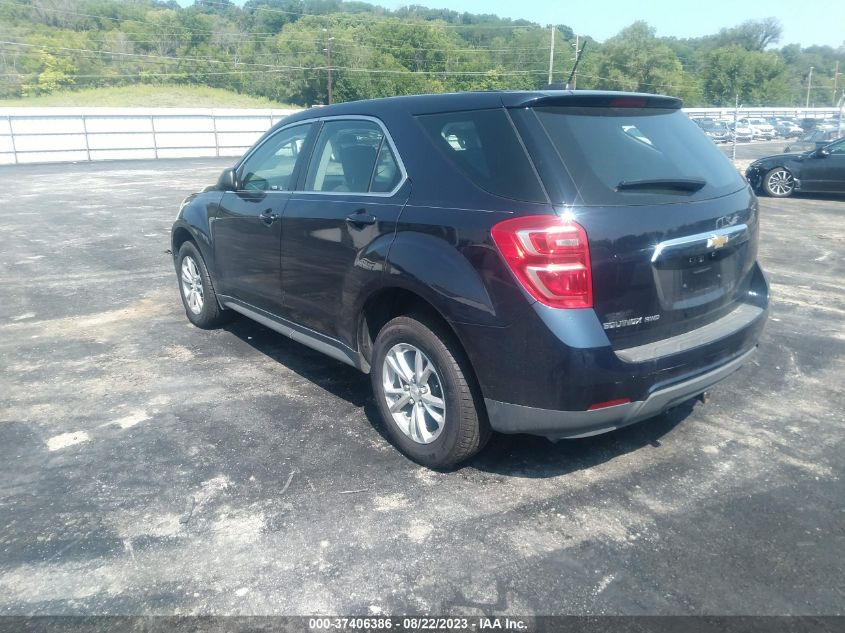 2017 CHEVROLET EQUINOX LS - 2GNFLEEK0H6138415