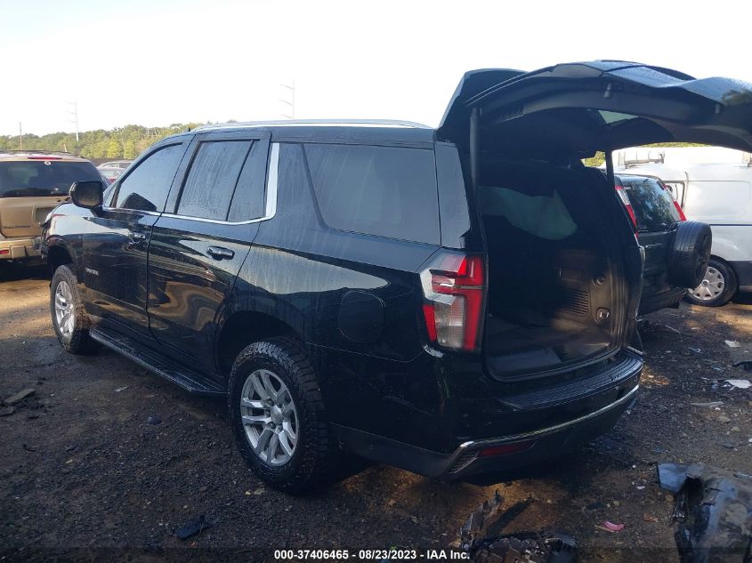 2021 CHEVROLET TAHOE LT - 1GNSKNKD9MR268540