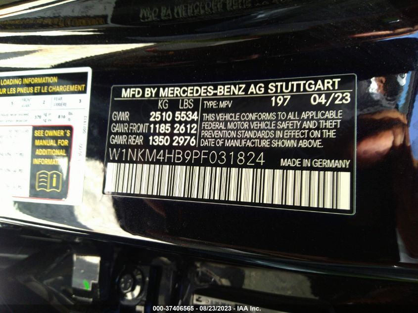 2023 MERCEDES-BENZ GLC GLC 300 - W1NKM4HB9PF031824