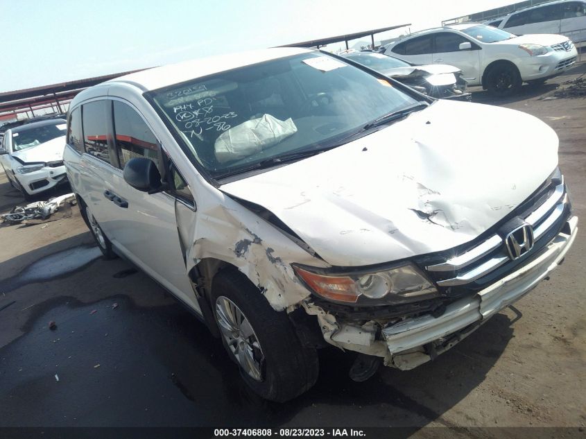 Lot #2544994152 2015 HONDA ODYSSEY LX salvage car