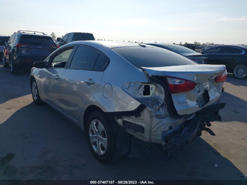2015 KIA FORTE LX - KNAFX4A67F5427944
