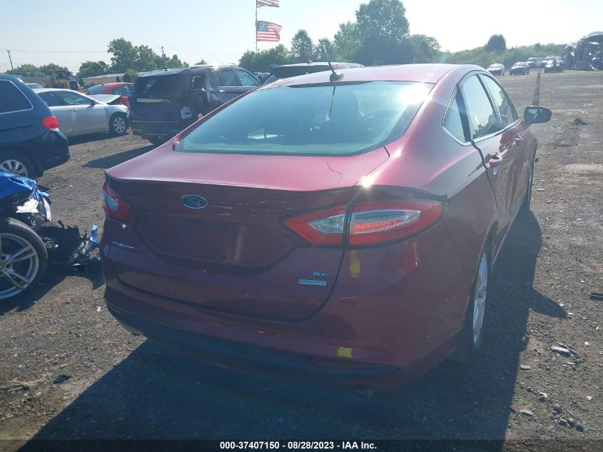 2016 FORD FUSION SE - 3FA6P0HD5GR141661